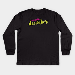 Romantic December Kids Long Sleeve T-Shirt